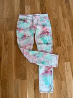 Jeans 36 S bunt gemustert Batik rot grün beige leicht Jeans Bayern - Simbach Vorschau