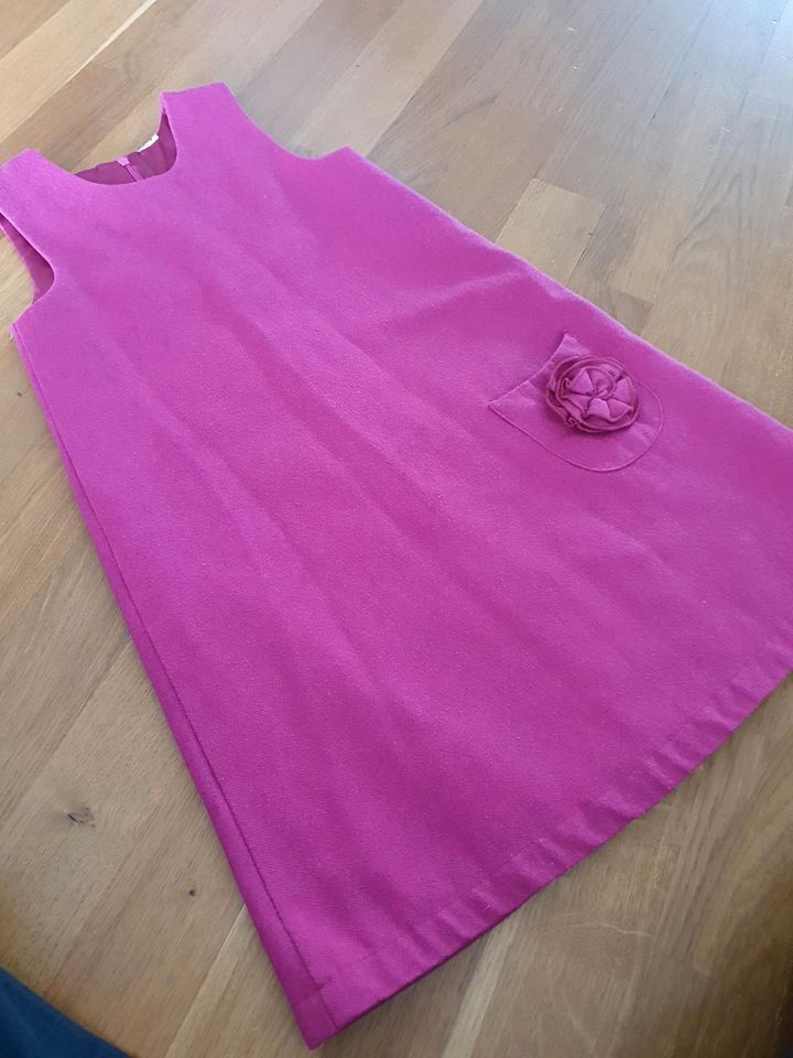 Wollkleid Pusblu Fuchsia Pink, Kleid warm Herbst & Winter in Neu Ulm