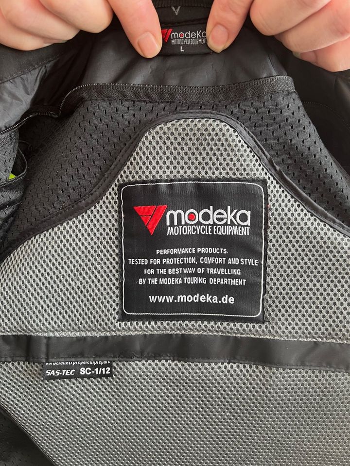 Modeka Breeze Motorradjacke mit Air-Cooling, Größe L in Großbettlingen