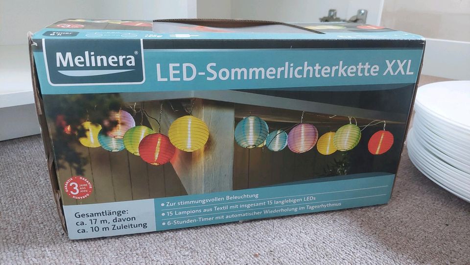 LED Sommerlichterkette 17m in Schopsdorf