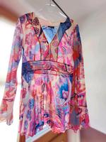 orwell Boho Tunika Retroprint flared cuffs V Ausschnitt Gr.36 Bayern - Vilshofen an der Donau Vorschau