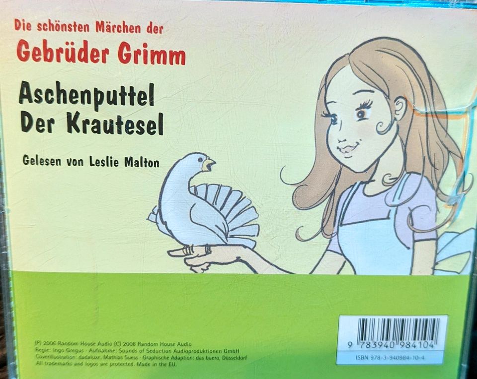 Gebrüder Grimm Aschenputtel Kinder Hörspiel CD in Warendorf