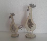 2 x Hühner aus Holz (leicht defekt) für Osterdekoration Baden-Württemberg - Laupheim Vorschau