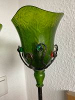Zwei grüne Tischlampen Blütenform shabby Hessen - Marburg Vorschau