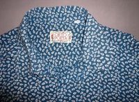 ORTO POETA langarm Hemd blau-weiss Gr. 43/44  XL 100% Viskose Bayern - Neu Ulm Vorschau