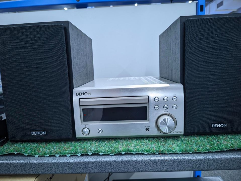 DENON D-M41DAB silber HiFi-System mit CD und Bluetooth in Singen