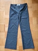 Stoffhose Nadelstreifen Bootcut Gr. 38, Street One, grau Bayern - Lichtenfels Vorschau