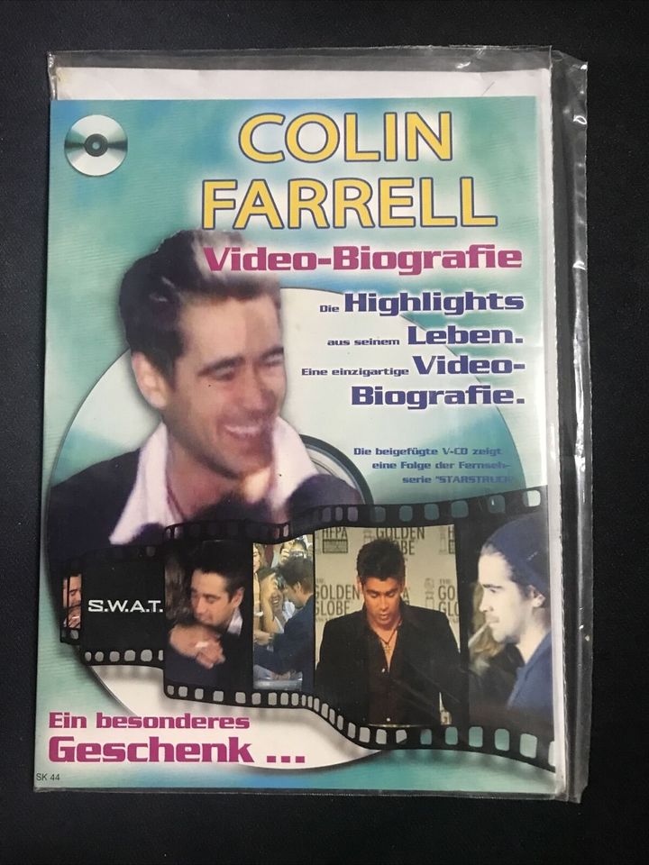 COLIN FARRELL - Starkarten Video Biografie , NEU , mit DVD in Wunstorf