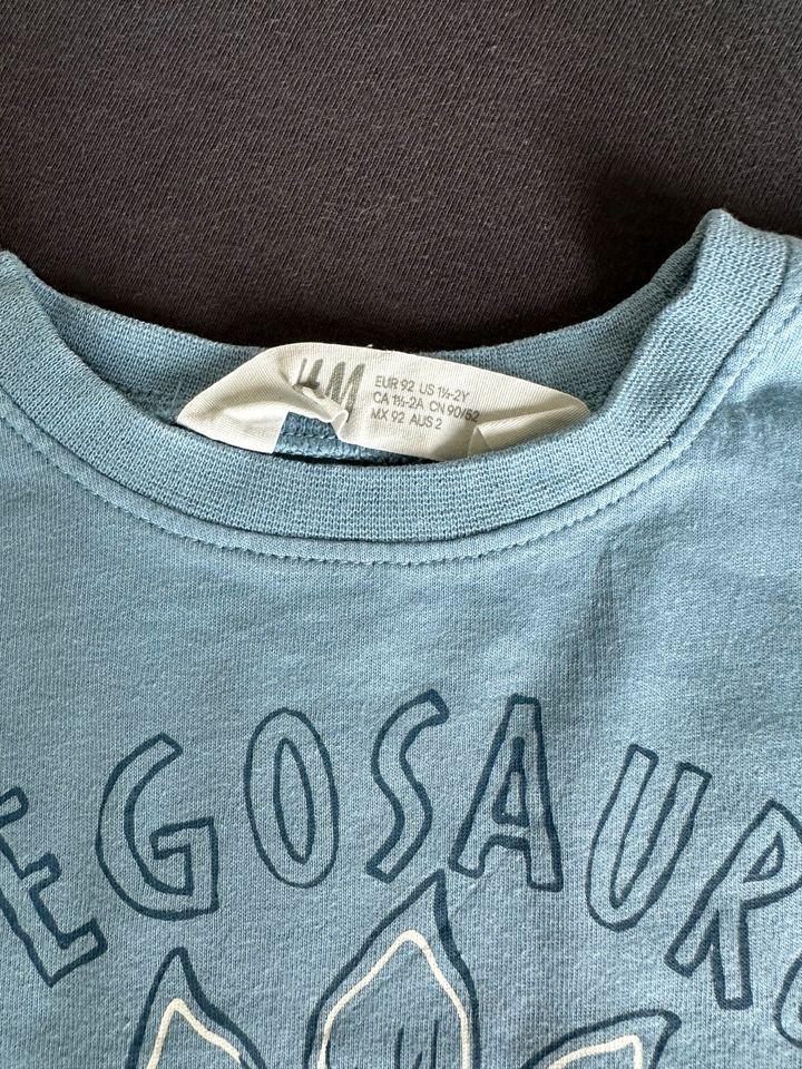 H&M/ Topolino Jungen Langarm/Longsleeve Tshirt Gr. 92 in Mayen