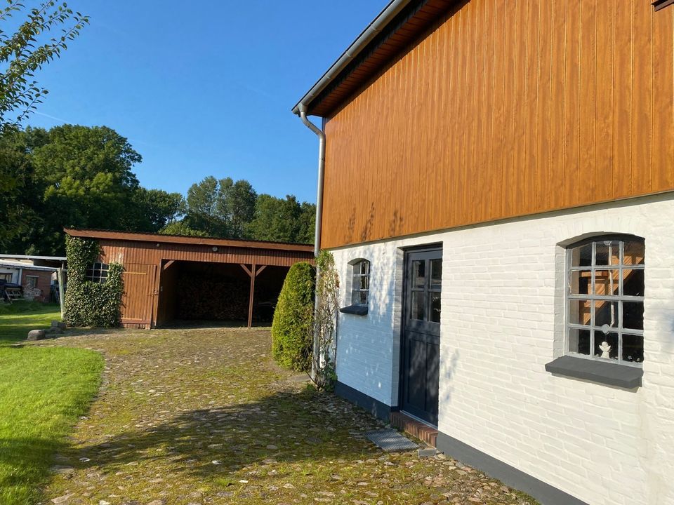 Wunderschönes Reetdachhaus mit angrenzendem Atelier zu vermieten in Dörpling