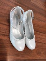 Ballerina Schuhe Mädchen Kommunion festlich gr. 34 weiß Bayern - Bad Birnbach Vorschau