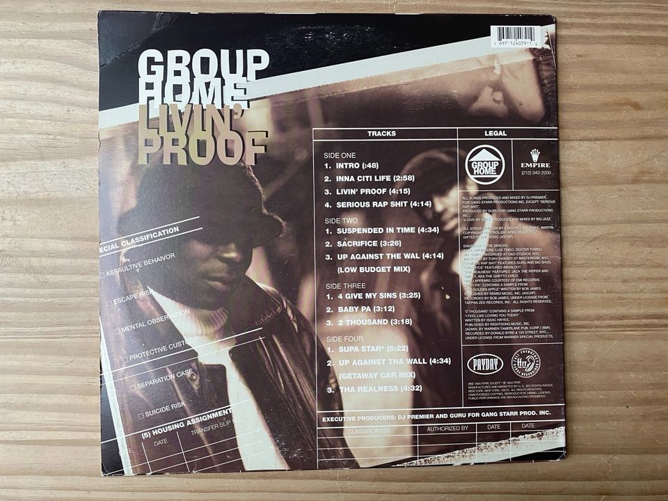 Group Home Livin Proof US Original LP 1995 Absoluter Klassiker! in Rostock