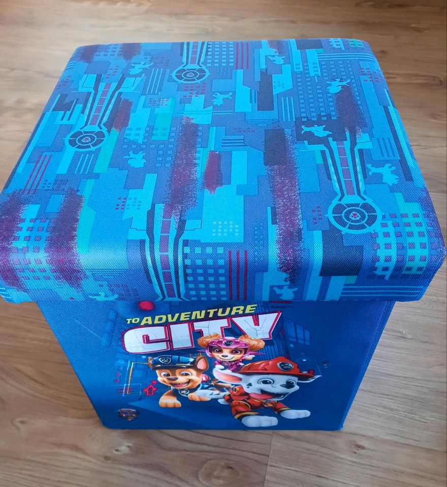 Paw patrol Spielzeug Box/ Sitzhocker in Rötz