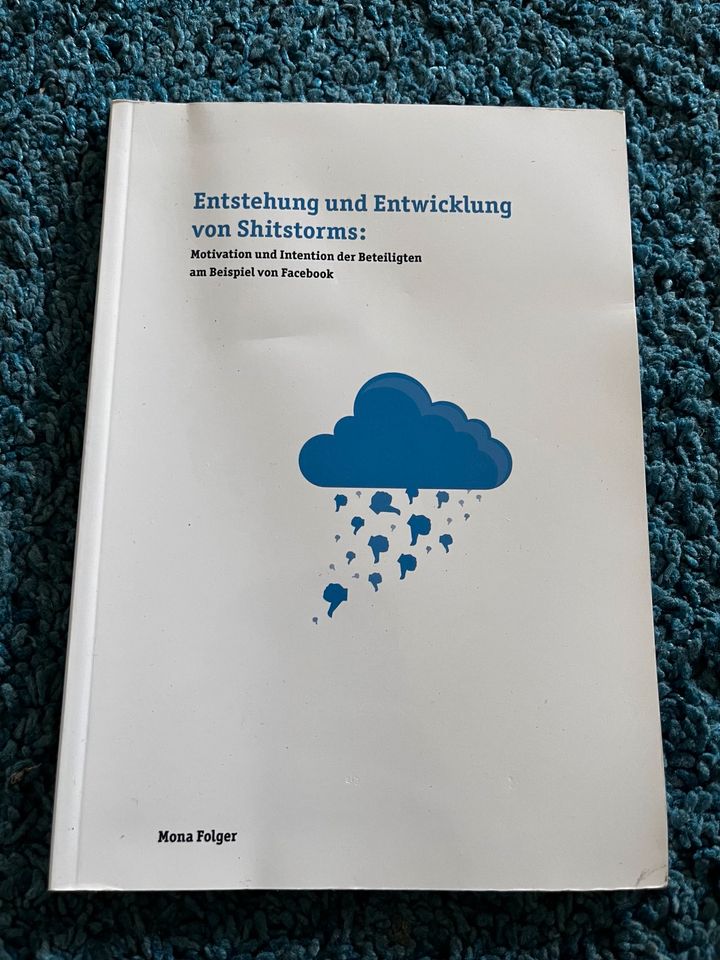Entstehung und Entwicklung von Shitstorms Fachbuch in Fellbach