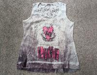 ❤️ T-Shirt Top TREDY * Weiss  Rosa * Gr. 42 Gr. 2 ❤️ Niedersachsen - Sulingen Vorschau