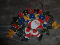 Weihnachten Nikolaus Tür Schild Aufhänger Holz Handarbeit Bayern - Landshut Vorschau