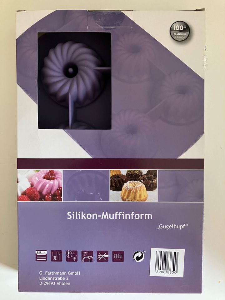 Neu in OVP Silikon Muffinform Gugelhupf Backform in Friesoythe