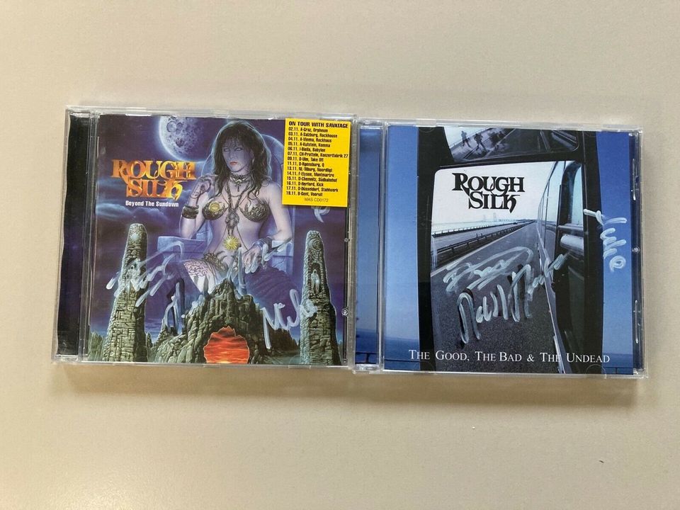 2x Rough Silk - CDs Metal (signiert) (inklusive Versand) in Neustadt in Holstein
