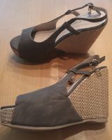 Laura Biagiotti Wedges Espadrilles Leder Bast Frankfurt am Main - Westend Vorschau