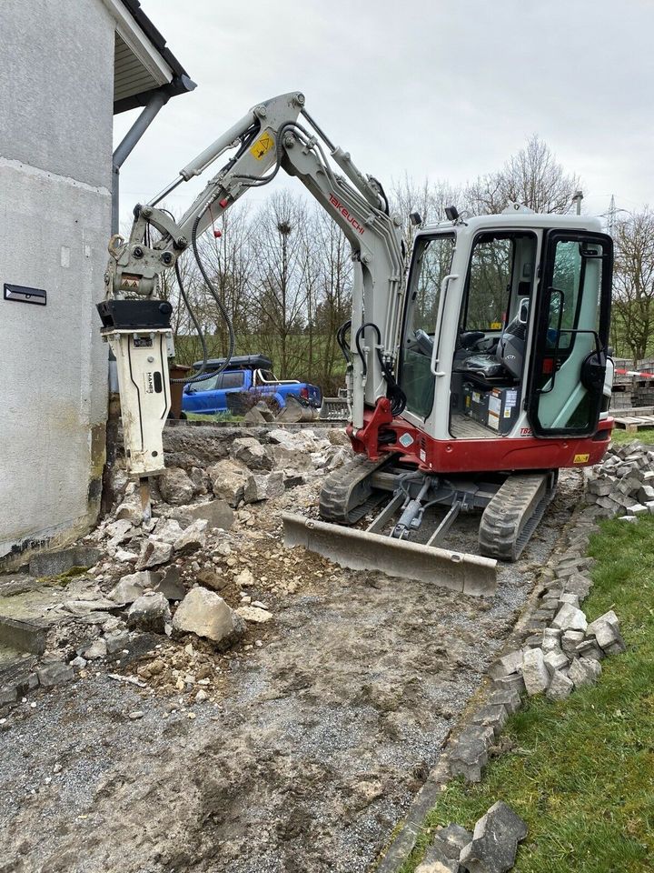 Minibagger mieten Takeuchi TB225 2,5t  Vermietung in Siegen