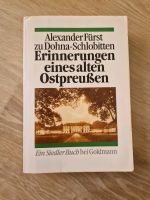 Buch "Erinnerungen eines alten Ostpreußen " Kiel - Ravensberg-Brunswik-Düsternbrook Vorschau