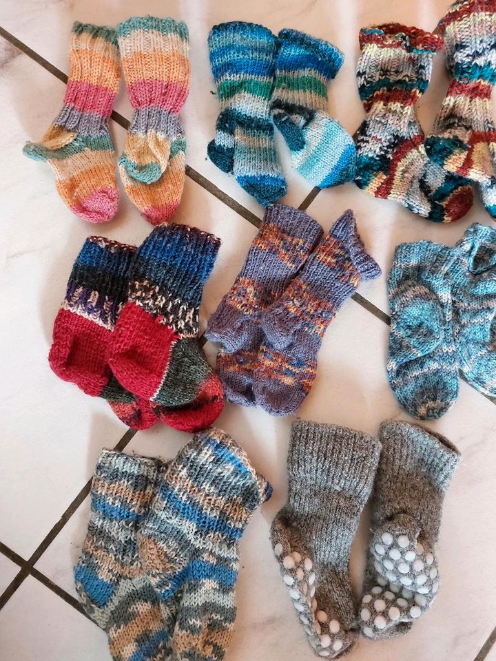 Wollsocken Schurwolle Baby Bio Öko in Much