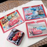 Puzzles von Disney PIXAR "Cars" 3 Stck. u. Motivbox Sachsen-Anhalt - Blankenheim bei Sangerhausen Vorschau