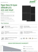 Solarmodul Jinko 54HL4R-V Glas-Folie 435Wp EINZELSTÜCK Schleswig-Holstein - Gettorf Vorschau