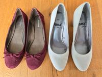 Pumps taupe & Ballerinas rot Gr.38 Baden-Württemberg - Obersontheim Vorschau