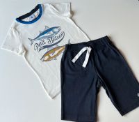 Neuwertig! Petit Bateau Set T-Shirt Shorts Hose Berlin - Neukölln Vorschau