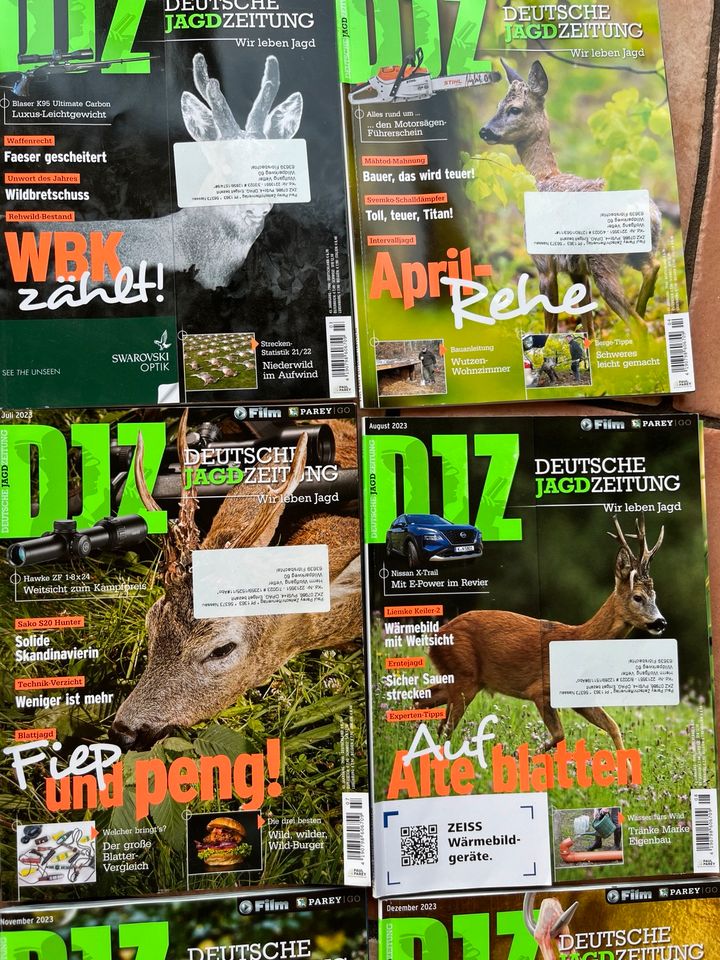 DJZ Deutsche Jagdzeitung 2023 Drückjagd Rotwild Schwarzwild in Flörsbachtal