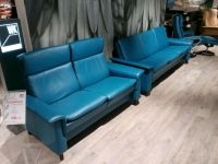 Stressless Garnitur Aurora, Leder, Sofa, Couch, blau Lübeck - Buntekuh Vorschau