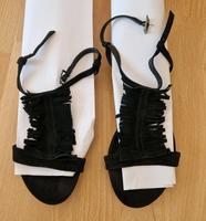Sandalen - Belmondo - Schwarz - Gr. 39 - gut - niedriger Absatz Nordrhein-Westfalen - Hövelhof Vorschau