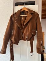 Zara TRF Bikerjacke Wildlederimitat Brandenburg - Potsdam Vorschau