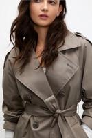 Pull& Bear Trenchcoat taupe Hannover - Mitte Vorschau
