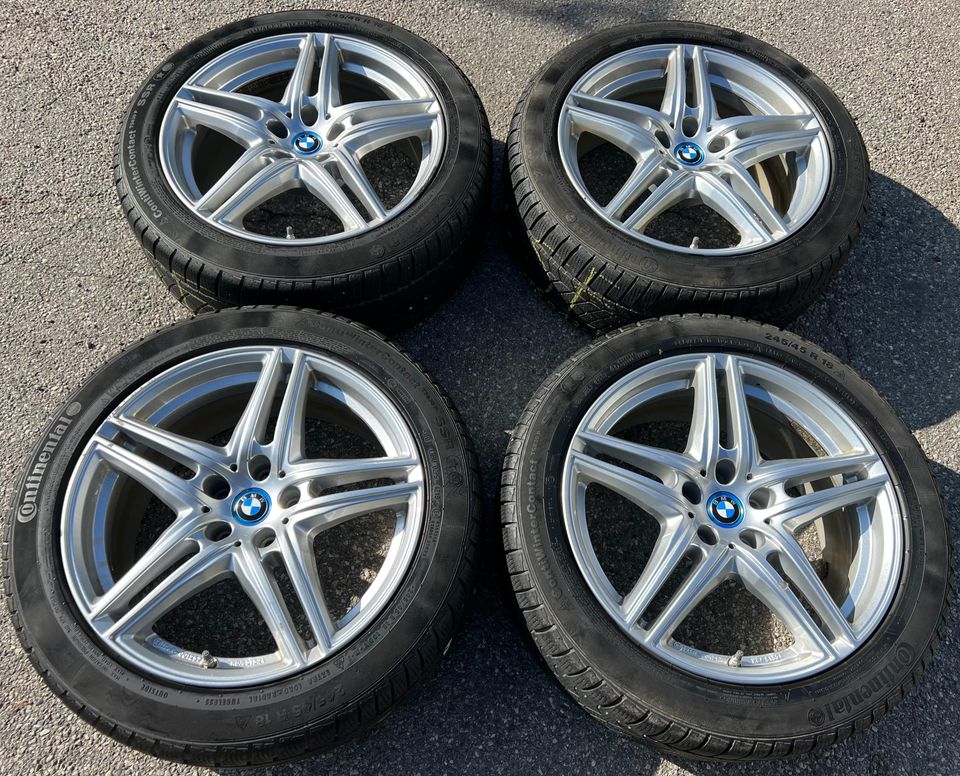 4 ALU 18" ALU WINTERRÄDER BMW 5ER REIHE G30 G31 245/45R18  #1HZF in Bad Tölz