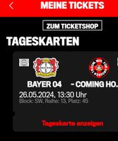 2 x Coming Home Tickets Bayer 04 Leverkusen 26.05.24 Nordrhein-Westfalen - Holzwickede Vorschau