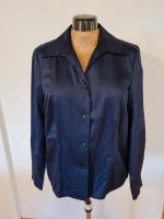 Vintage Bluse Atelier Creation Baumwolle Satin blau Sachsen - Zwickau Vorschau