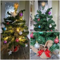 Künstlicher Weihnachtsbaum mit Deko und Beleuchtung Sachsen - Dommitzsch Vorschau