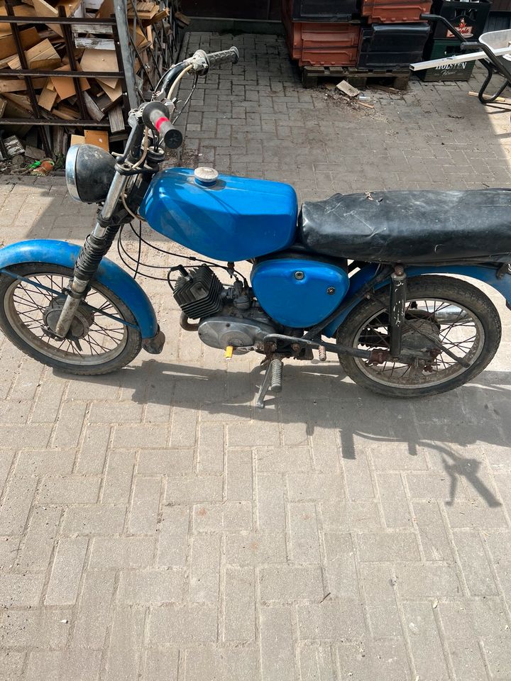 Simson s51/s50 Scheunenfund mit Papieren in Barchfeld