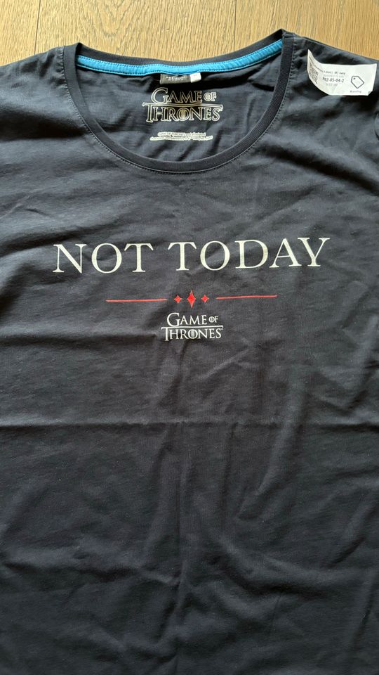 T-Shirt mit Aufdruck NOT TODAY (neu/ungetragen) in Peiting