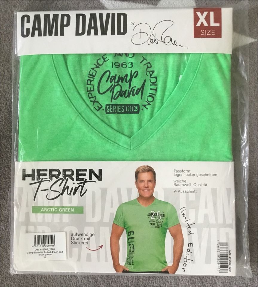 Camp David Herren T-Shirt Gr.XL Neu in Dresden