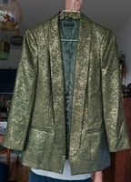 Blazer Sisley grün-gold-metallic Damen Gr. 34 XS Jacquard Rheinland-Pfalz - Karl Vorschau