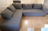 Sofa grau / Couch ausklappbar Baden-Württemberg - Mannheim Vorschau