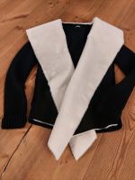 Schwarze Strickjacke mit Felleinsatz/ Büro/ Business Bayern - Vilsbiburg Vorschau