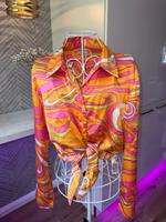 Bluse orange pink Gr. M/L Düsseldorf - Unterrath Vorschau