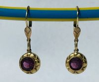 Ohrringe 585 Gold Amethyst lila Stein Ohrschmuck echt Kreis Ostholstein - Timmendorfer Strand  Vorschau