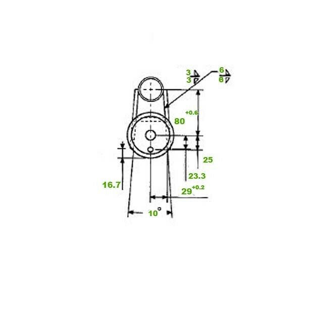 Kotflügel Tragrohr Halter Ø42 mm / 680 mm +2x Befestigungskonsole in Völklingen