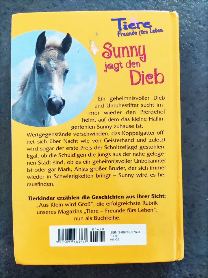 Pferdebuch von Tiere- Freunde fürs Leben: Sunny jagt den Dieb in Kiel