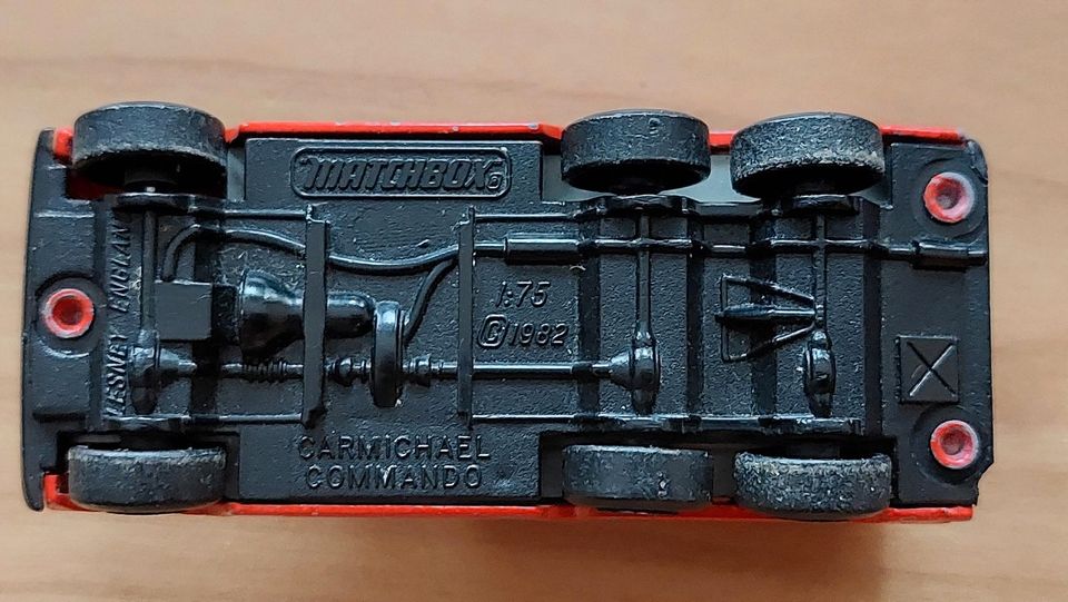 Matchbox Carmichael Commando, Feuerwehr, 1982 in Eltville